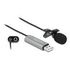 DELOCK USB Tie Lavalier Microphone (66638)