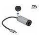 DELOCK USB Type-C? Adapter to Gigabit LAN with Power Delivery port grey (64116)