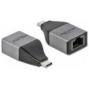 DELOCK USB Type-C™ Adapter zu Gigabit LAN 10/100/1000 Mbps – kompaktes Design (64118)