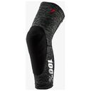 100% Teratec Knee Guard, Grey Heather/Black