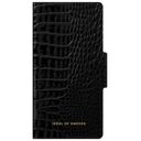 IDEAL OF SWEDEN Atelier Wallet, iPhone 6 / 6s / 7 / 8 / SE (2020/2022), Neo Noir Croco (IDAW-I7-236)