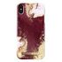 IDEAL OF SWEDEN Printed Case, iPhone XS Max, Golden Burgundy Marble (IDFCAW19-IXSM-149)