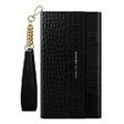 IDEAL OF SWEDEN Signature Clutch, iPhone 12 Mini, Jet Black Croco (IDSCSS20-I2054-207)