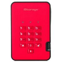 ISTORAGE diskAshur2 SSD 256-Bit, 16TB, USB 3.1, Red (IS-DA2-256-SSD-16000-R)