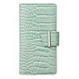 IDEAL OF SWEDEN Cora Phone Wallet, iPhone 6 / 6s / 7 / 8 / SE (2020/2022), Mint Croco (IDPWSS21-I7-261)