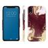 IDEAL OF SWEDEN Printed Case, iPhone XR, Golden Burgundy Marble (IDFCAW19-IXR-149)