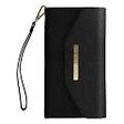 IDEAL OF SWEDEN Mayfair Clutch, iPhone XR, Saffiano Black (IDMC-I1861-01)
