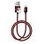 IDEAL OF SWEDEN Lightning to USB Cable, MFI, Golden Burgundy Marble, 1.0m (IDFCL-149)