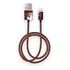 IDEAL OF SWEDEN Lightning auf USB Kabel, MFI, Golden Burgundy Marble, 1.0m (IDFCL-149)