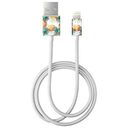 IDEAL OF SWEDEN Lightning to USB Cable, MFI, Pineapple Bonanza, 1.0m (IDFCL-91)