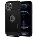 SPIGEN Rugged Armor Case, iPhone 12 / 12 Pro, Black (ACS01700)