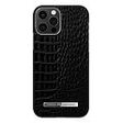IDEAL OF SWEDEN Atelier Case, iPhone 12 / 12 Pro, Neo Noir Croco Silver (IDACSS21-I2061-306)