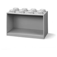 LEGO Steinregal mit 8 Noppen, Grau (5007288)