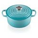 LE CREUSET Signature - Runder Bräter aus Gusseisen, Karibik, 20cm/2.4L (21177201702430)