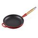 LE CREUSET Signature - Cast Iron Frying Pan with Wooden Handle, Cerise, 24cm/1.6L (20258240600422)
