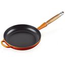 LE CREUSET Signature - Cast Iron Frying Pan with Wooden Handle, Oven Red, 24cm/1.6L (20258240900422)