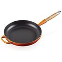 LE CREUSET Signature - Cast Iron Frying Pan with Wooden Handle, Oven Red, 28cm/2.6L (20258280900422)