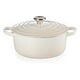 LE CREUSET Signature - Runder Bräter aus Gusseisen, Meringue, 20cm/2.4L (21177207164430)