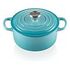 LE CREUSET Signature - Runder Bräter aus Gusseisen, Karibik, 24cm/4.2L (21177241702430)