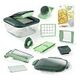 GENIUS Nicer Dicer Chef, 15-teilig, Dunkelgrün