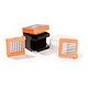 GENIUS Nicer Dicer Spicy, 4-teilig, Orange