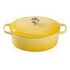 LE CREUSET Signature - Ovaler Bräter aus Gusseisen, Citrus, 29cm/4.7L (21178294032430)