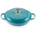 LE CREUSET Signature - Cast Iron Shallow Casserole, Caribean, 30cm/3.5L (21180301702430)