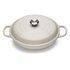 LE CREUSET Signature - Flache Kasserolle aus Gusseisen, Meringue, 30cm/3.5L (21180307164430)