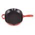 LE CREUSET Signature - Cast Iron Oval Skillet Grill, Cherry Red, 32cm (20194320600422)