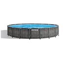 INTEX Greywood Prism Frame Pool (Ø 549 x 122 cm) (26744)