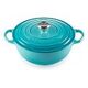 LE CREUSET Signature - La Marmite aus Gusseisen, Karibik, 26cm/4.1L (21114261700430)