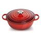 LE CREUSET Signature - La Marmite aus Gusseisen, Kirschrot, 32cm/7.0L (21114320600430)