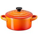 LE CREUSET Stoneware Petite Casserole, Oven Red, 10cm/0.25L (71901100900100)