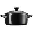 LE CREUSET Stoneware Petite Casserole, Black, 10cm/0.25L (71901101400000)