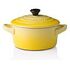 LE CREUSET Mini Cocotte aus Steinzeug, Citrus, 10cm/0.25L (71901104030100)