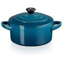 LE CREUSET Stoneware Petite Casserole, Deep Teal, 10cm/0.25L (71901106420100)