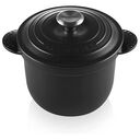 LE CREUSET Every - Cocotte aus Gusseisen mit Poteriedeckel, Satin Black, 18cm/2.0L (41110180000460)