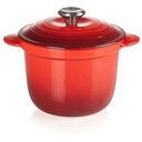 LE CREUSET Every - Cocotte aus Gusseisen mit Poteriedeckel, Kirschrot, 18cm/2.0L (41110180600460)