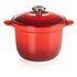 LE CREUSET Every - Cocotte aus Gusseisen mit Poteriedeckel, Kirschrot, 18cm/2.0L (41110180600460)