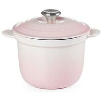 LE CREUSET Every - Cocotte Cast Iron with inner Stoneware Lid, Shell Pink, 18cm/2.0L (41110187770460)