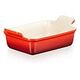 LE CREUSET Tradition - Stoneware Rectangular Dish, Cherry Red, 19cm/1.1L (71102190600001)