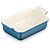 LE CREUSET Tradition - Rechteckige Auflaufform aus Steinzeug, Deep Teal, 19cm/1.1L (71102196420001)