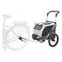 TRIXIE Bicycle Trailer for Dogs, grey Gr.S