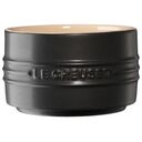 LE CREUSET Stapelbare Förmchen aus Steinzeug, Satin Black, 8cm/0.2L (70403201400099)