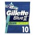 GILLETTE Blue II Plus Slalom Disposable Razors, Pack of 10