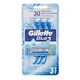 GILLETTE Blue 3 Cool Disposable Razors, Pack of 3