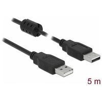 DELOCK Cable USB 2.0 Type-A male > USB 2.0 Type-A male 5m black (84893)