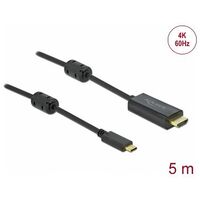 DELOCK Aktives USB Type-C zu HDMI Kabel (DP Alt Mode) 5m (85972)