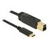 DELOCK USB 3.1 Gen 2 (10 Gbps) Kabel Type-C zu Typ-B 1m (83675)