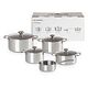 LE CREUSET 3-ply PLUS - Stainless Steel 5-piece Cookware Set (96605300000000)
